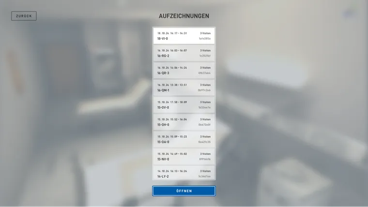 Liste der Aufzeichnungen vergangener Durchgänge