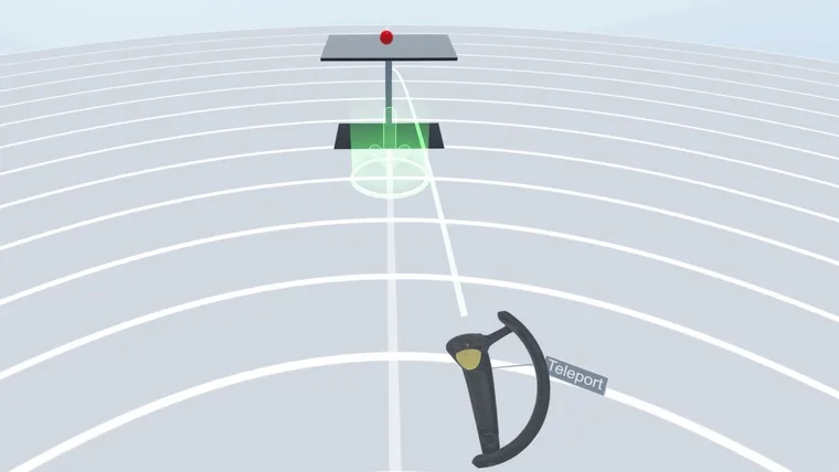 Tutorial step on teleport movement
