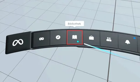 Library view of the Oculus Desktop environment with installed apps